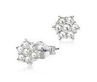 Stud Earring Blossom Pearl STF-403